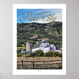 The Osguthorpe Barn by Leslie Harlow Poster