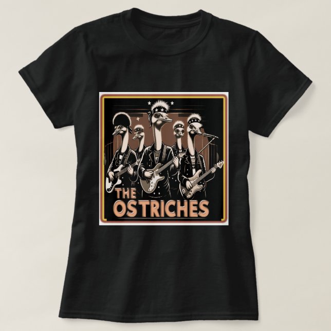 The Ostriches Band Women's Tee (Design Front)