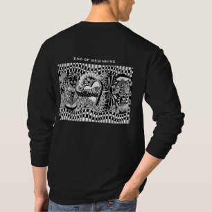 The other side – Black and White Hand-Drawn Art T-Shirt