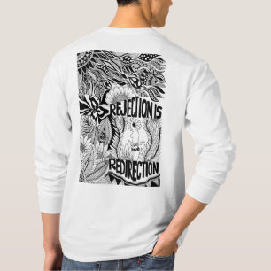 The other side – Black and White Hand-Drawn Art T-Shirt