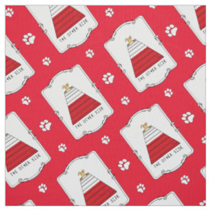 The Other Side - funny dog agility Fabric
