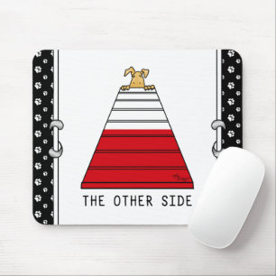 The Other Side - funny dog agility Mouse Mat