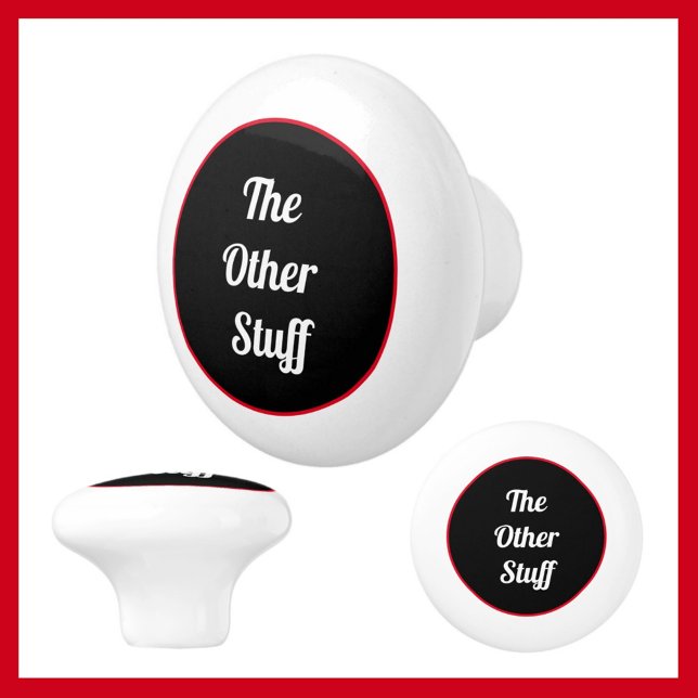 The Other Stuff Junk Drawer Ceramic Knob (Creator Uploaded)