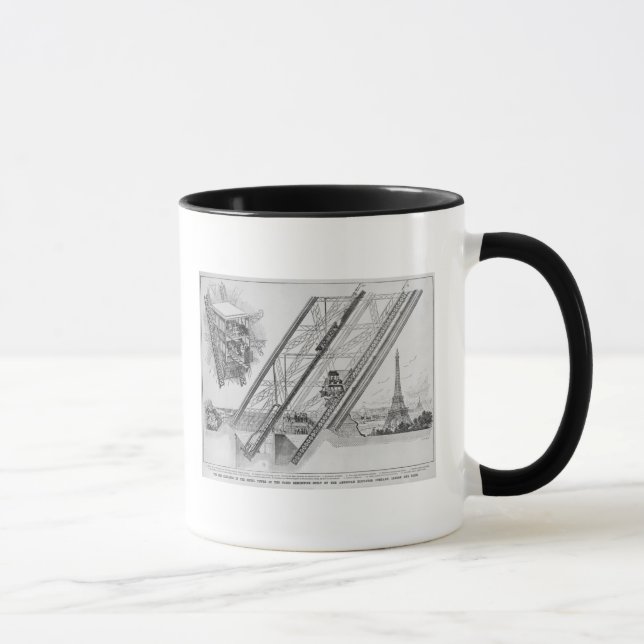 The Otis Elevator in the Eiffel Tower Mug (Right)