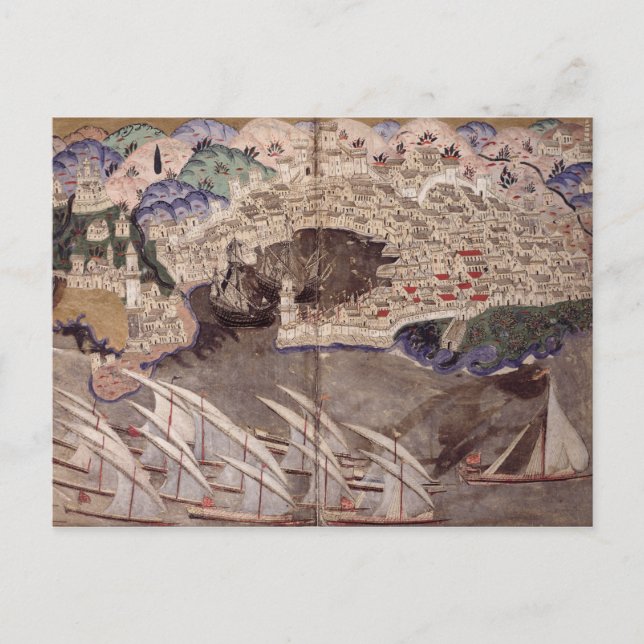 The Ottoman Fleet Postcard (Front)