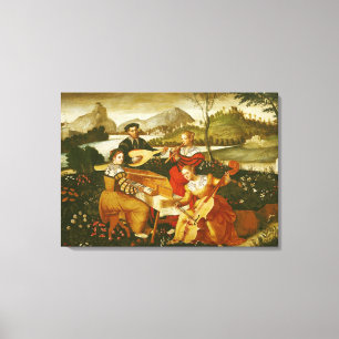 The Outdoor Concert Canvas Print