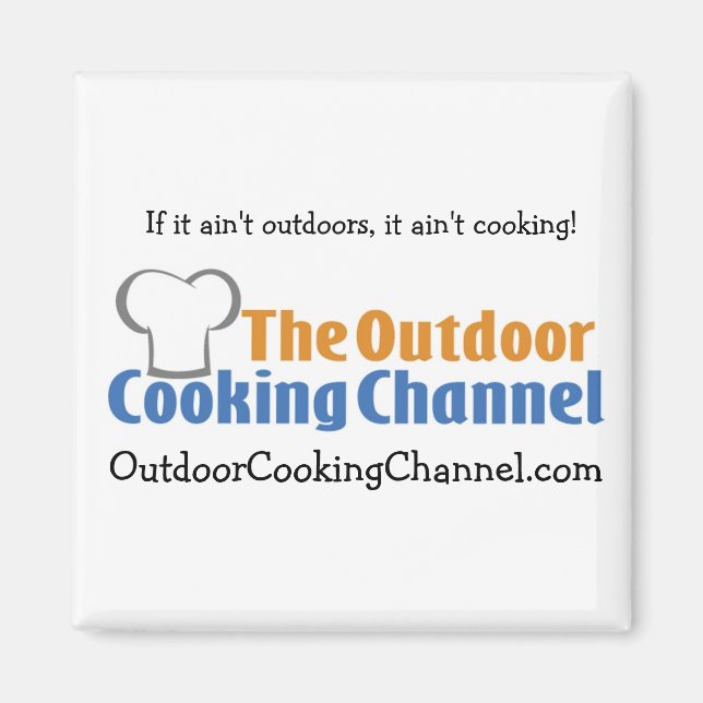 The Outdoor Cooking Channel Magnet (Front)