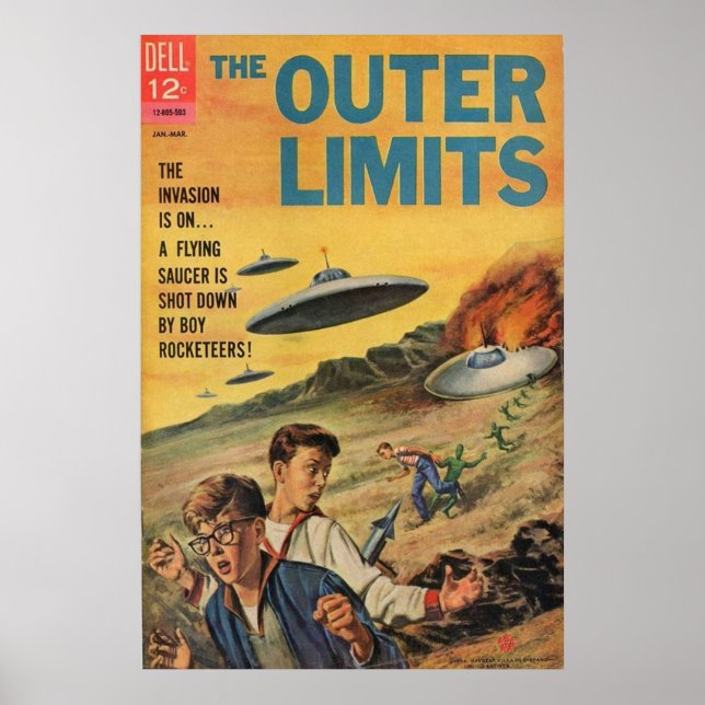 The Outer Limits 50s Vintage Comic Poster (Front)