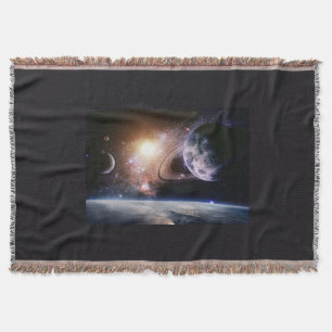 THE OUTER SPACE  THROW BLANKET