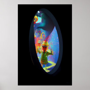 The Outsiders Ken Gage Surrealist Poster