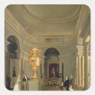 The Oval Hall of the Old Hermitage, St Square Sticker