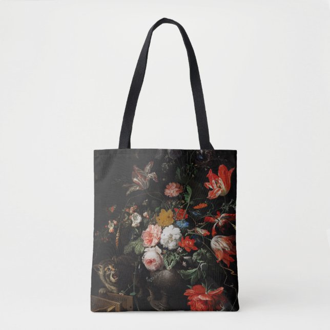 The Overturned Bouquet by Abraham Mignon Tote Bag (Front)