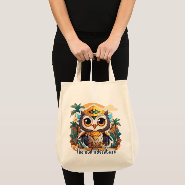 The owl adventure tote bag (Front (Product))