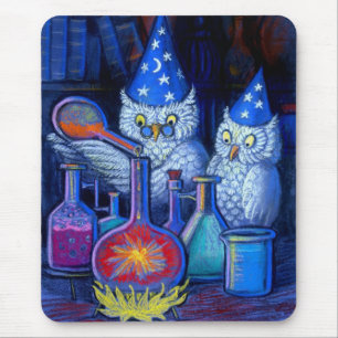 The Owl Chemists Mouse Mat