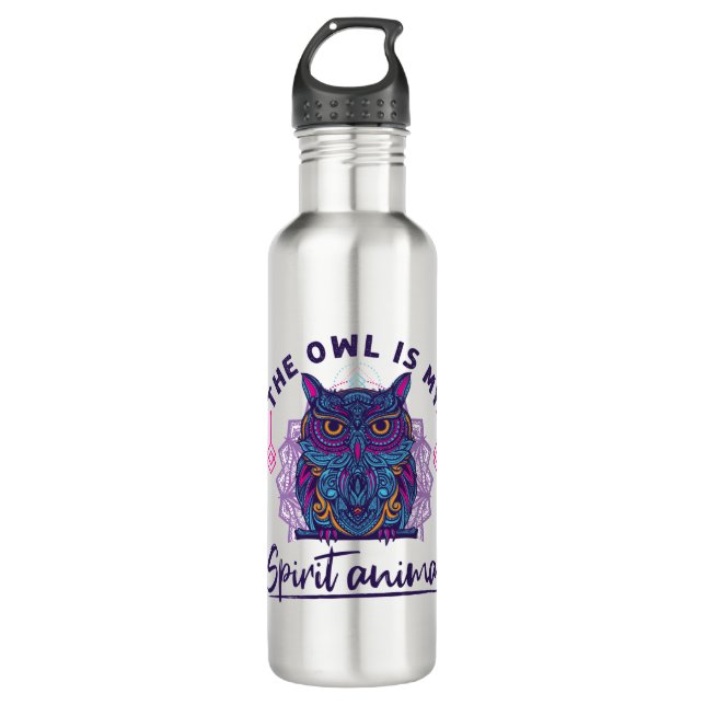 The Owl Is My Spirit Animal 710 Ml Water Bottle (Front)