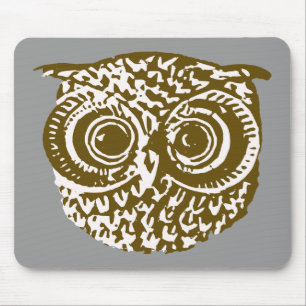 The owl mouse mat