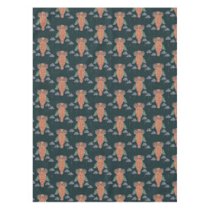 The Owl of wisdom and flowers Tablecloth
