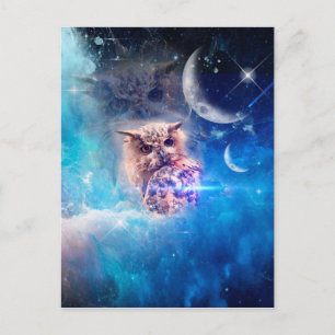 The owl postcard