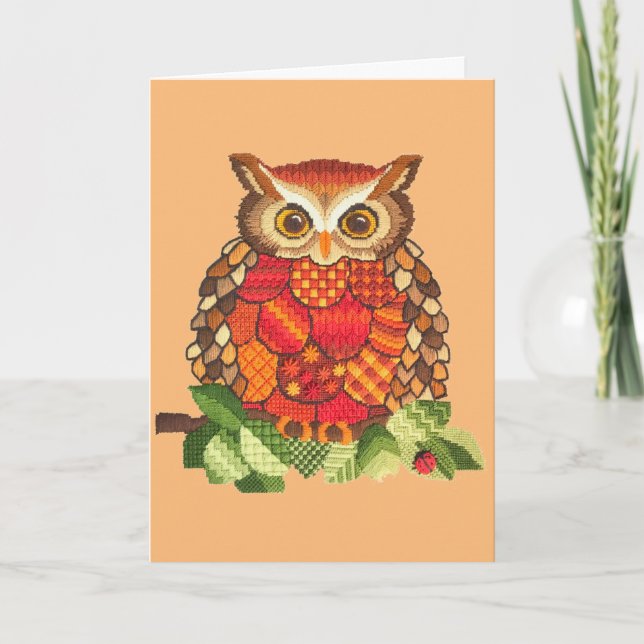 The Owl Stichery Card (Front)