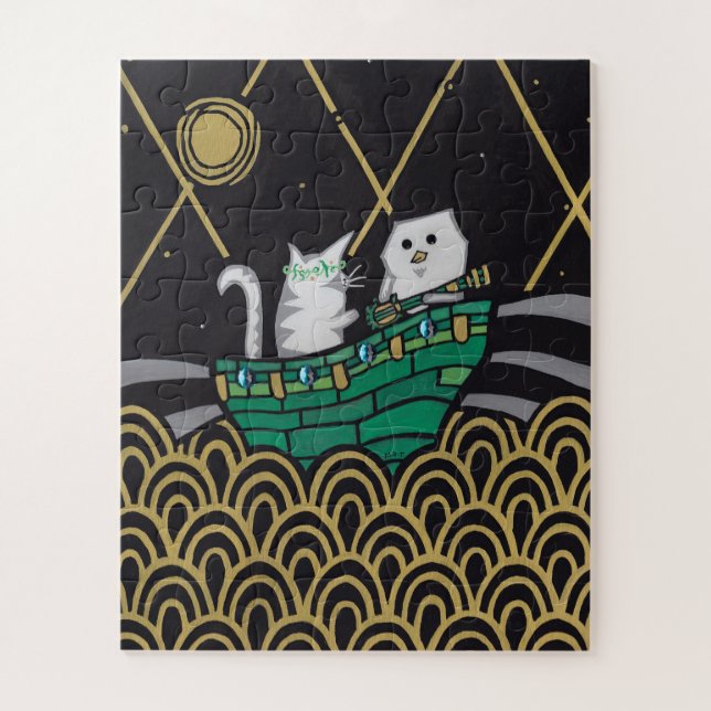 The Owl & The Pussycat  Jigsaw Puzzle (Vertical)