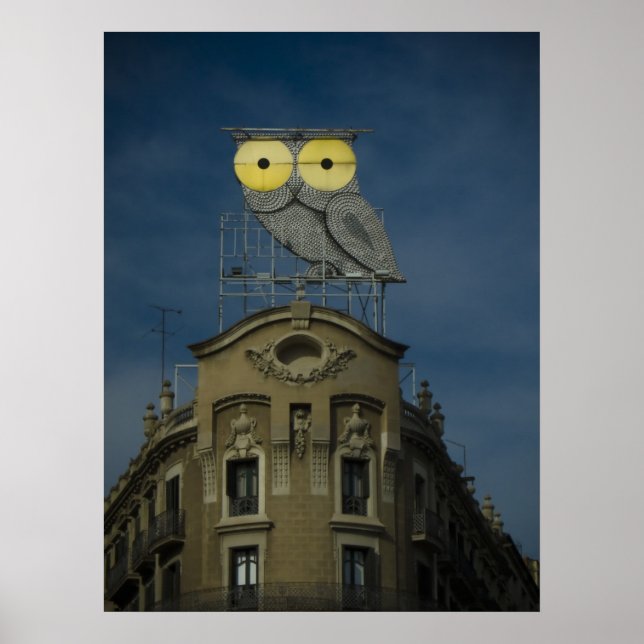 The owls are not what they seem poster (Front)