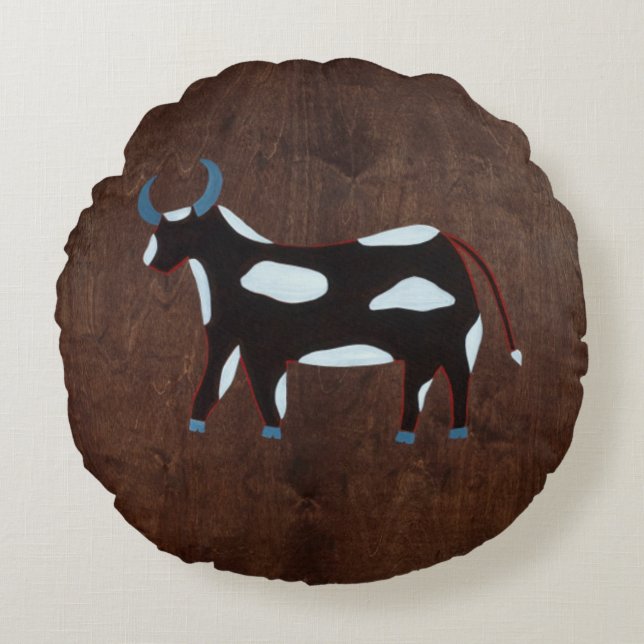 The Ox 2009 Round Cushion (Front)