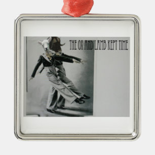 The Ox and Lamb Kept Time Metal Tree Decoration
