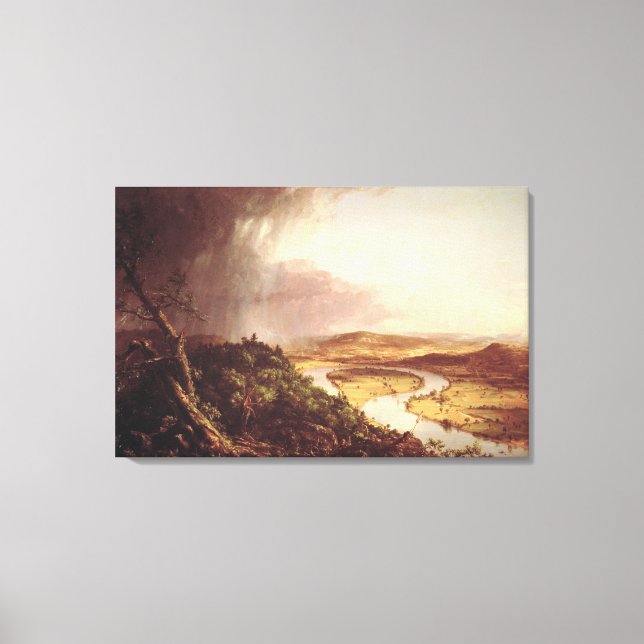 The Oxbow  1836 Canvas Print (Front)