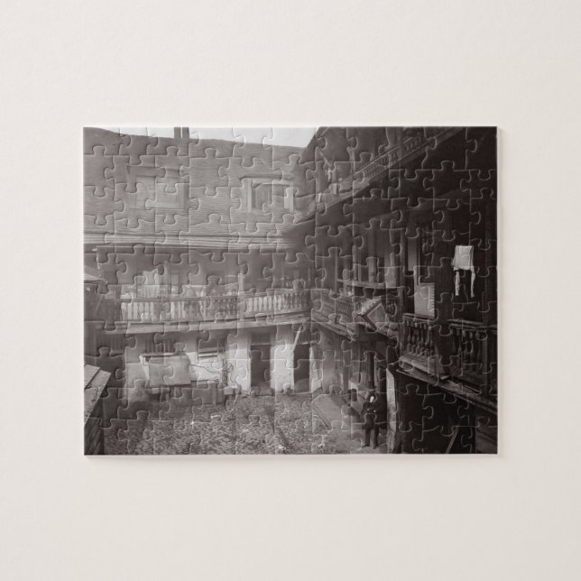 The Oxford Arms in Warwick Lane, 1875, from 'Histo Jigsaw Puzzle (Horizontal)