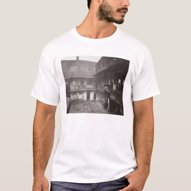 The Oxford Arms in Warwick Lane, 1875, from 'Histo T-Shirt (Front)