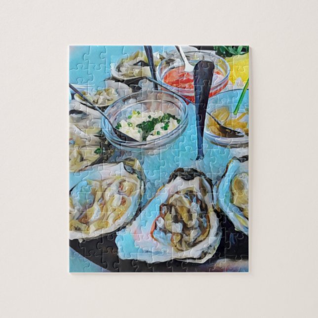 The Oyster Tray Jigsaw Puzzle (Vertical)