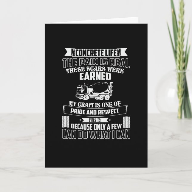 The Pain is Real Card (Front)