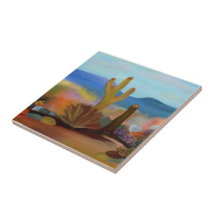 The Painted Desert Ceramic Tile