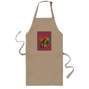 The Painted Giraffe Vibrant & Artistic Logo Desi Long Apron