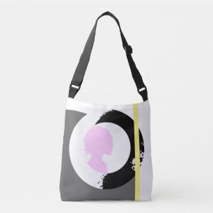 The Painted Girl "Pink Silhouette" tote bag