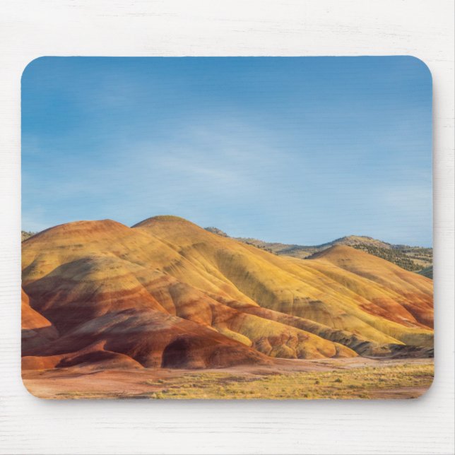 The Painted Hills In The John Day Fossil Beds Mouse Mat (Front)