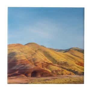 The Painted Hills In The John Day Fossil Beds Tile
