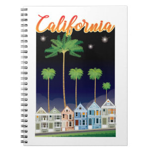 The Painted Ladies at Night San Francisco Notebook