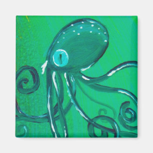 The Painted Octopus Magnet