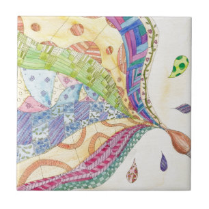 The Painted Quilt Tile