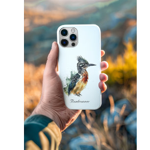 The Painted Runner, Watercolor Roadrunner custom iPhone 11 Case