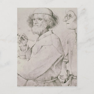 The Painter and the Art Lover Postcard