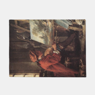 The Painter in His Studio (by François Boucher) Doormat