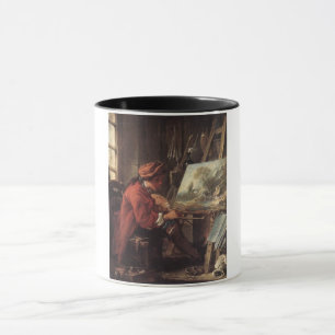 The Painter in His Studio (by François Boucher) Mug