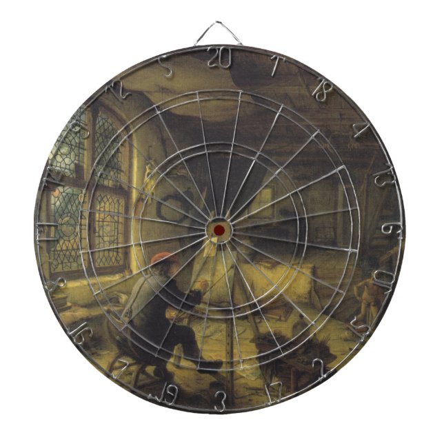 The Painter in his Workshop (Artist's Studio) Dartboard (Front)