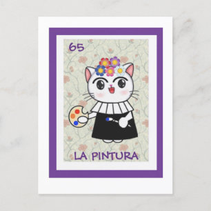 The Painter, La Pintura,  Postcard