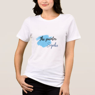 The Painter’s Touch Artistic Personalised T-Shirt Tri-Blend Shirt