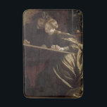 The Painter's Honeymoon (by Frederic Leighton) Bath Mat<br><div class="desc">This design features a painting by the British Victorian artist Frederic Leighton (1830–1896). It depicts a professional painter with his wife on their honeymoon. The man is sketching a picture as he holds the hand of his beloved sweetheart. Both the husband and his wife are wearing elegant clothes and they...</div>