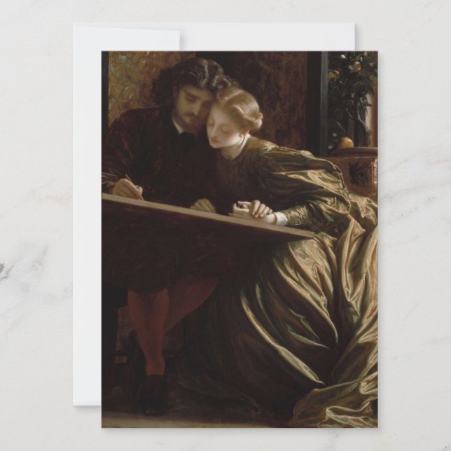 The Painter's Honeymoon (by Frederic Leighton) Card (Front)
