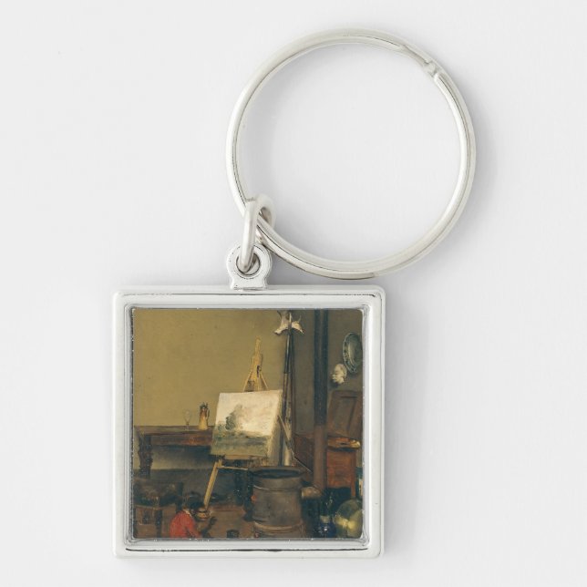 The Painter's Monkey Key Ring (Front)